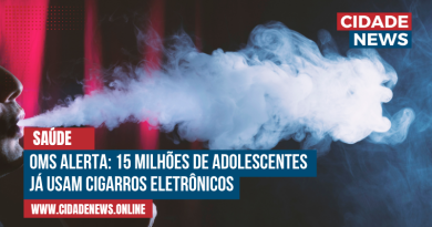 OMS alerta: 15 milhões de adolescentes já usam cigarros eletrônicos